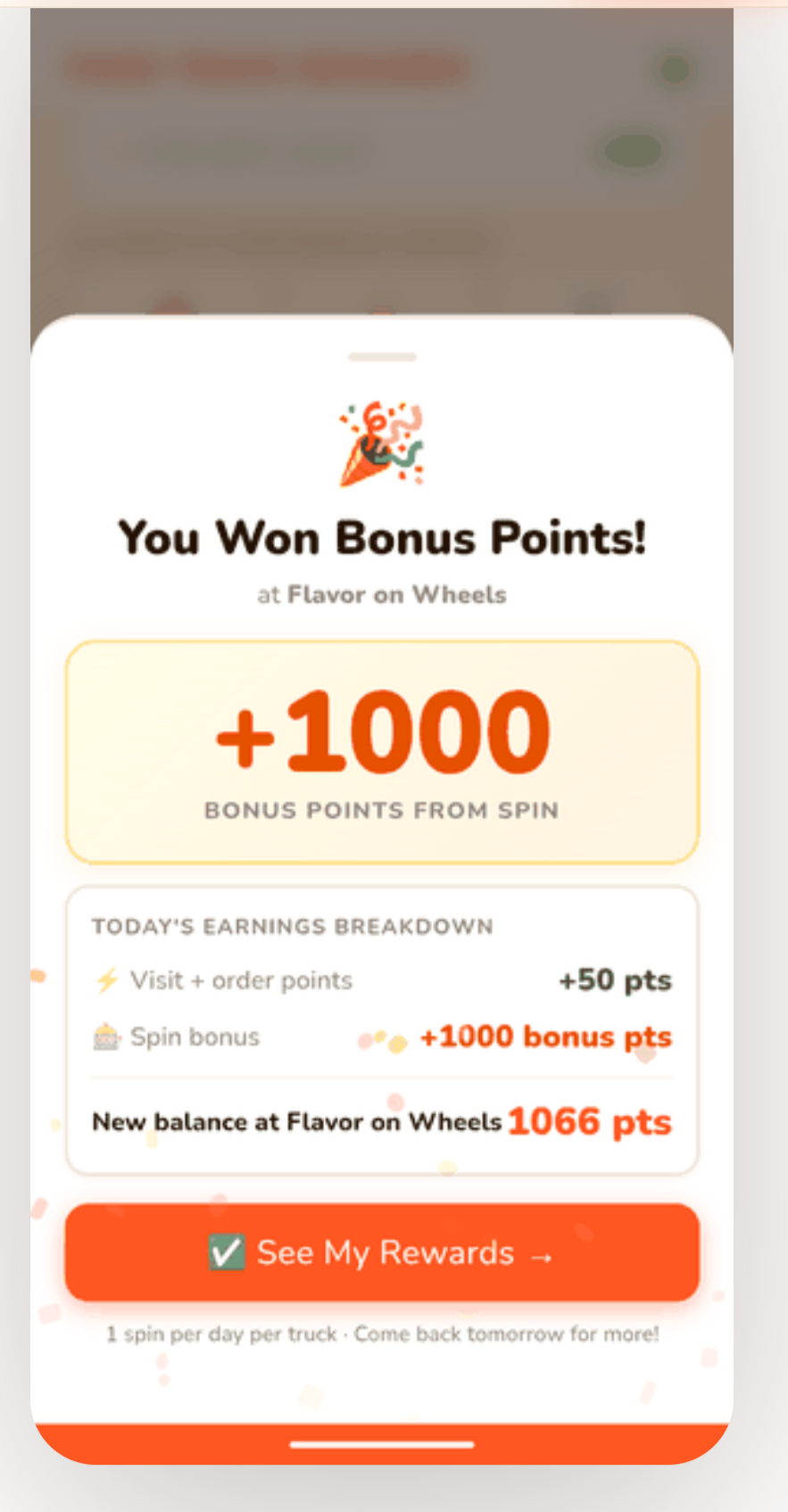 Food Truck Rewards rewards